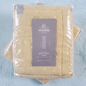 💫 JCP Home - Set of 2 Bayview Rod-pocket Sheer Panels